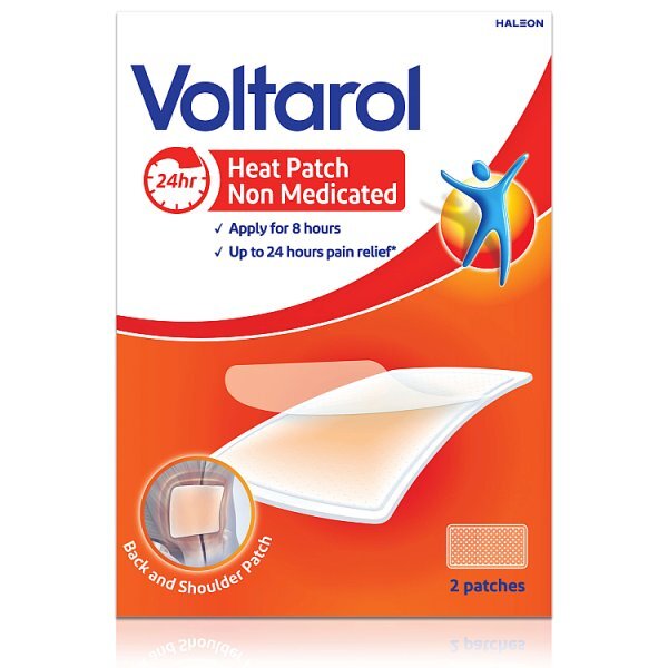 DNR Voltarol Non Medicated Pain Relief Patches Heat Patch 2s