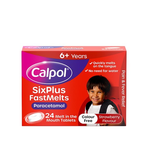 Calpol 6+ Years Fastmelts Dissolving 24 Tablets