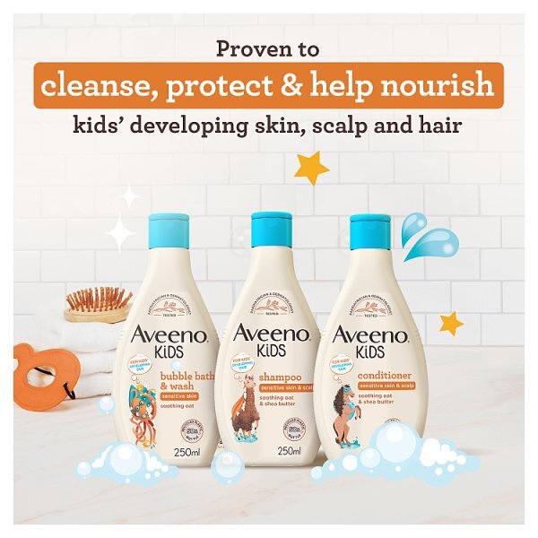 Aveeno Kids Bubble Bath & Wash 400ml