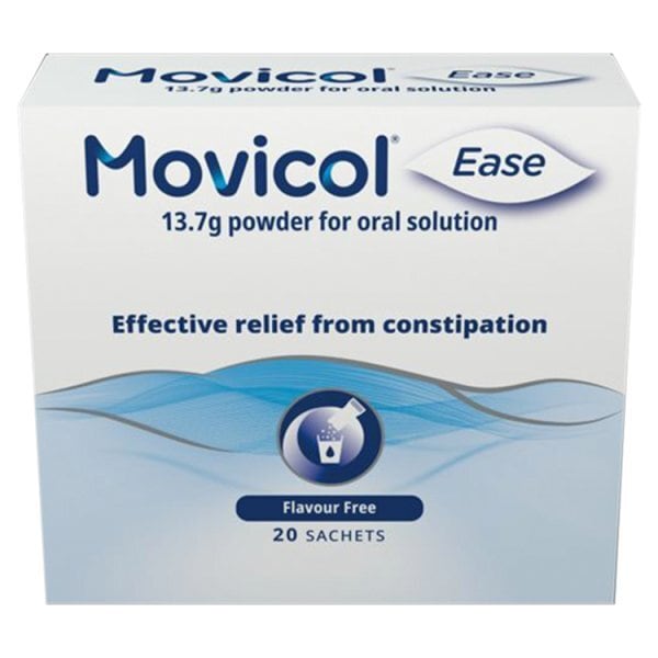 Movicol Ease Plain 20 Sachet Pack Uk