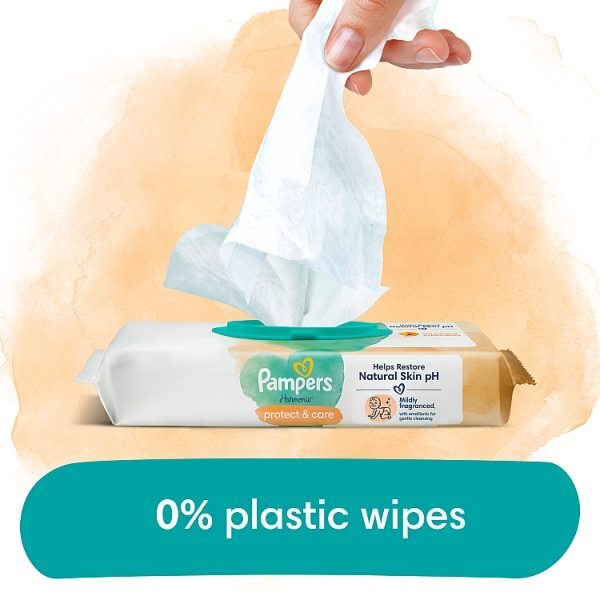 Pampers Harmonie Protect & Care Baby Wipes- 1 pack of 44 wipes