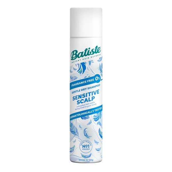 Batiste Sensitive Scalp Fragrance Free Dry Shampoo 200ml