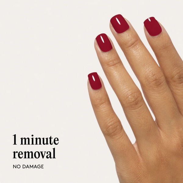 Mylee Gel Nail Wraps As Red As It Gets