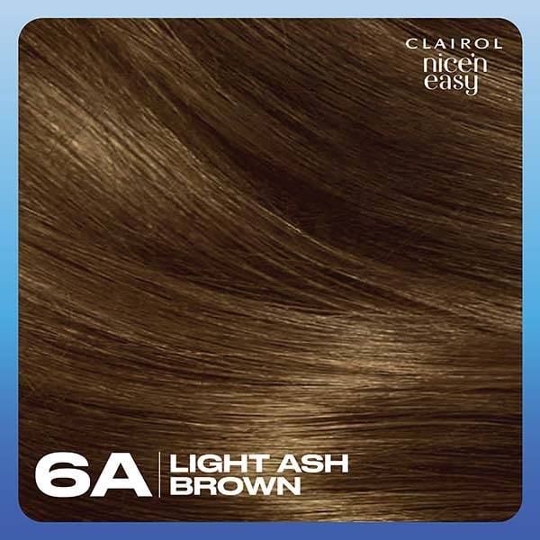 Clairol Nice'n Easy Hair Dye 6A Light Ash Brown