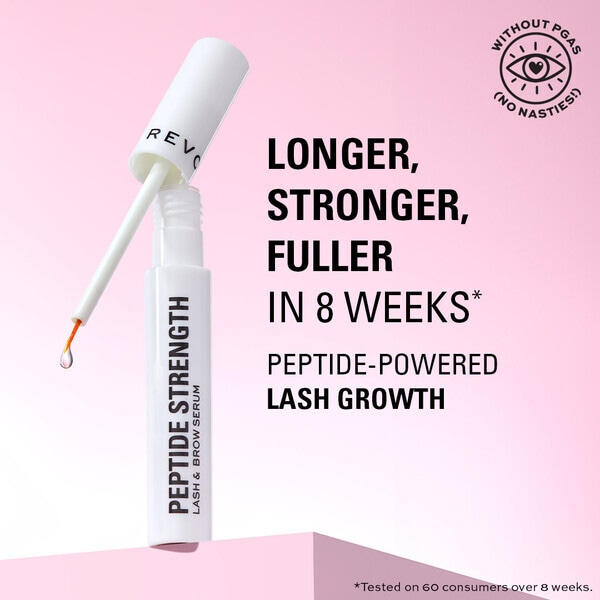 Revolution Peptide Strength Lash And Brow Serum