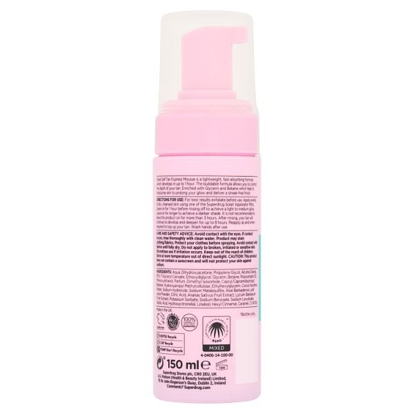 Solait Express Tan Mousse Dark 150ml