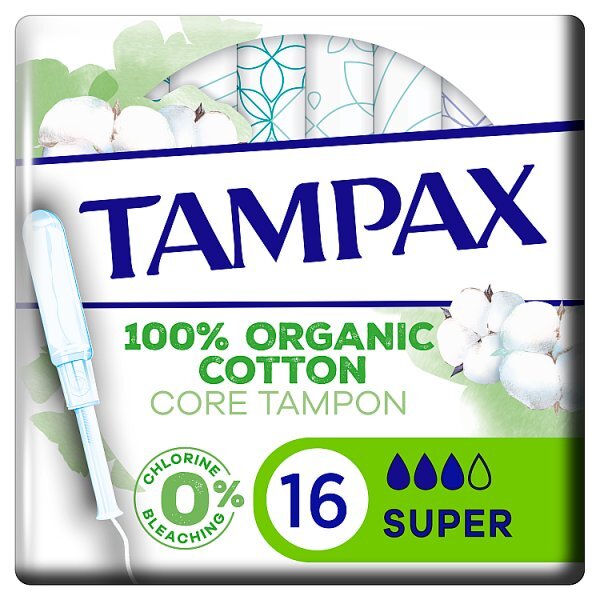 DNR Tampax Cotton Protection Super Tampons Applicator x16