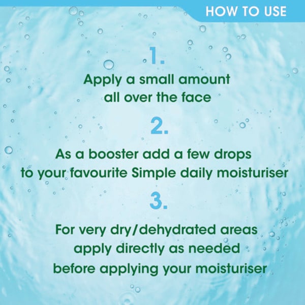 Simple Water Boost Hydrating Booster Moisturiser 25ml