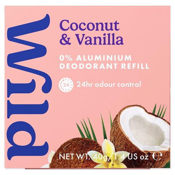 Wild Coconut & Vanilla Deodorant Refill 40g