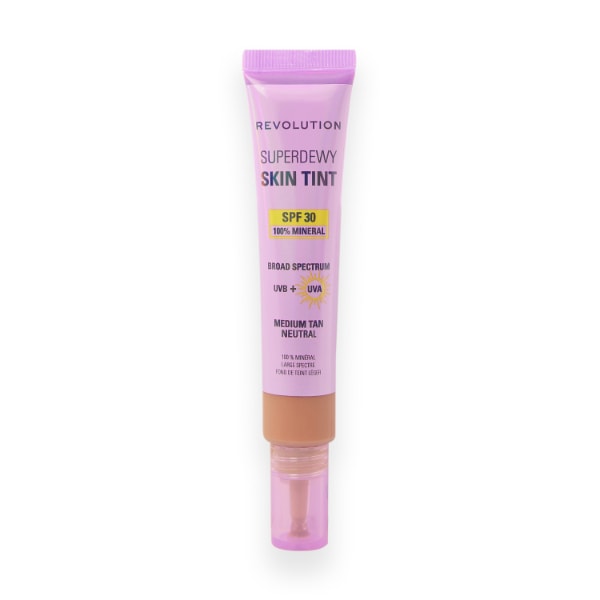 Revolution Superdewy Sundew Spf30 Skin Tint Med Tan Neutral