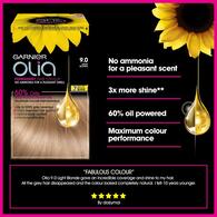 Garnier Olia 9.0 Light Blonde Permanent Hair Dye