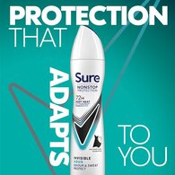 Sure Antiperspirant Deo Aerosol Nonstop Invisible Aqua 250ml