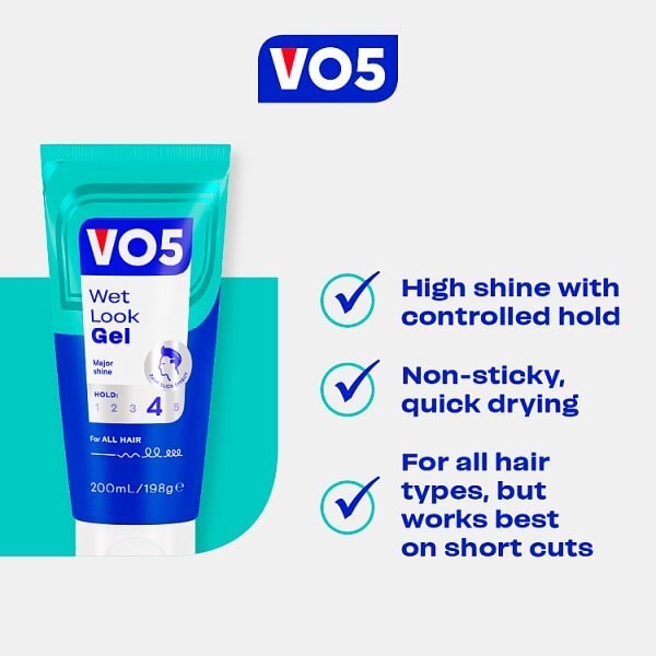 VO5 Wet Look Styling Gel 200ml