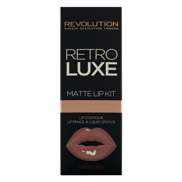 Revolution Retro Luxe Lip Kits Matte Grandee