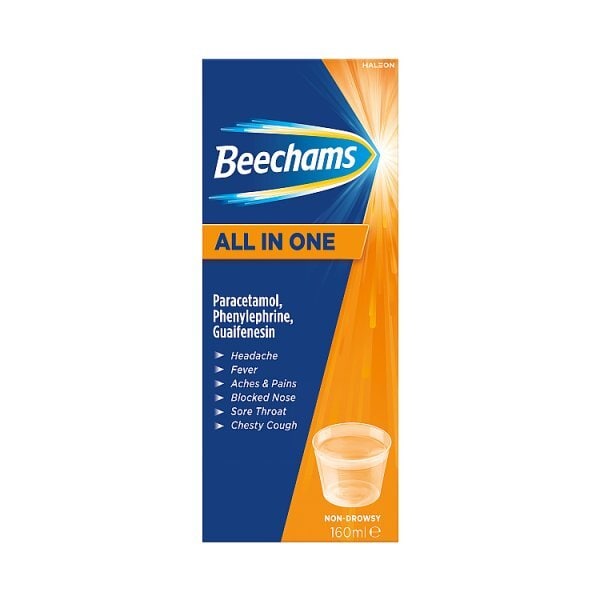 Beechams All in One Liquid, with Paracetamol 160ml