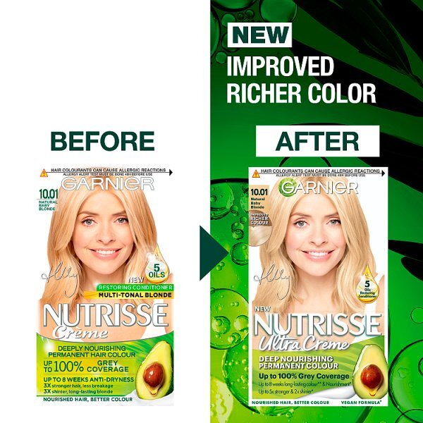 Garnier Nutrisse Permanent Hair Dye Baby Blonde 10.01