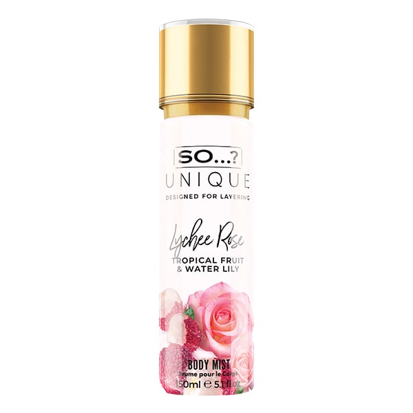 So&? Unique Lychee Rose Body Mist 150Ml