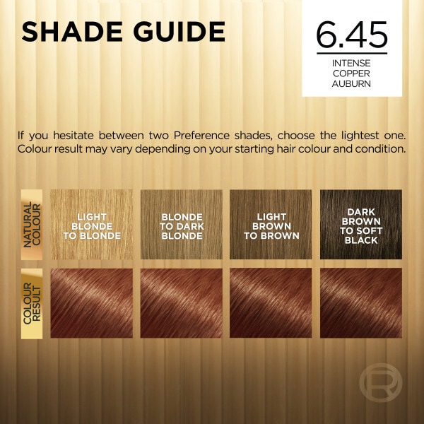 Preference 6.45 Brooklyn Intense Copper Auburn Hair Dye