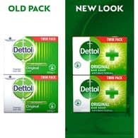 Dettol Original Antibacterial Hand Soap Bar 2 X 100g