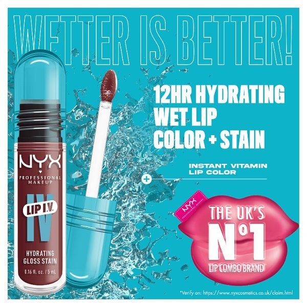 NYX Professional Makeup Lip IV Hydrating Gloss and Lip Stain