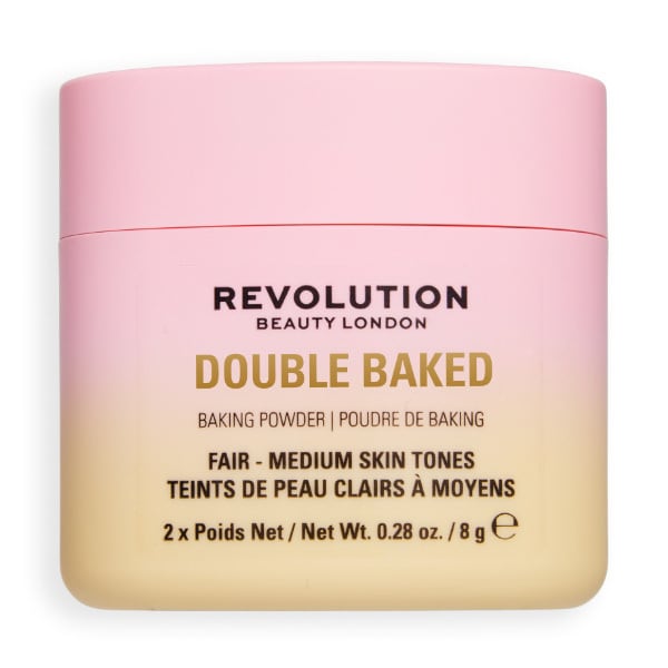 Revolution Double Baked Loose Powder Fair To Medium