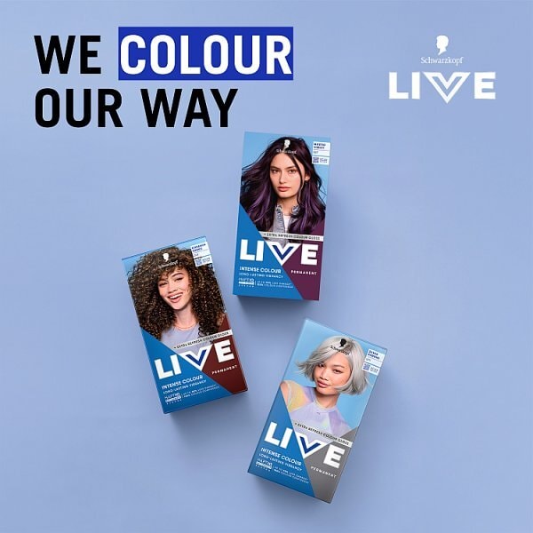 Schwarzkopf LIVE 087 Mystic Violet  Permanent Hair Dye
