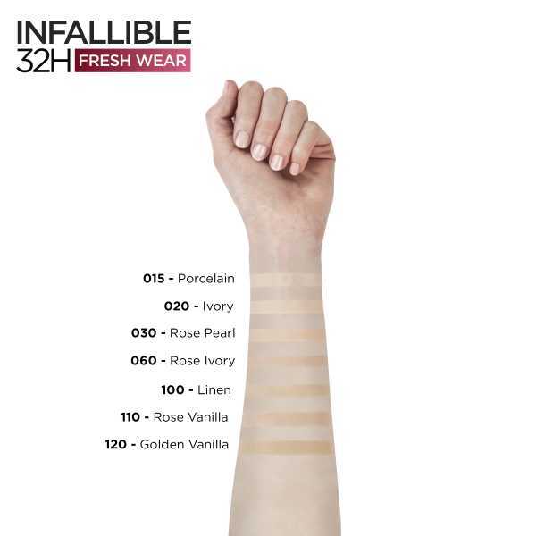 L'Oreal Paris Infallible 32H Freshwear Foundation 30 Rose Pearl