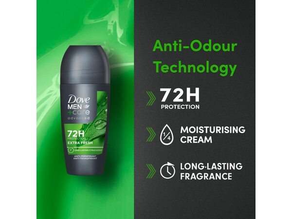 Dove Men+Care Advanced Extra Fresh Anti-Perspirant Roll On 50 ml