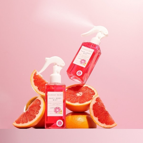 Sunday Rain Pink Grapefruit & Sea Salt Hair & Body Mist