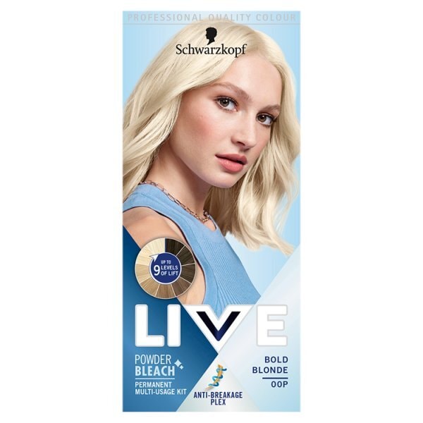 Live Powder Bleach Bold Blonde Permanent Hair Colour 00P