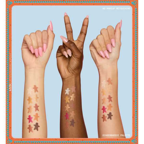 NYX Professional Makeup Gingerbaddie Eyeshadow Palette