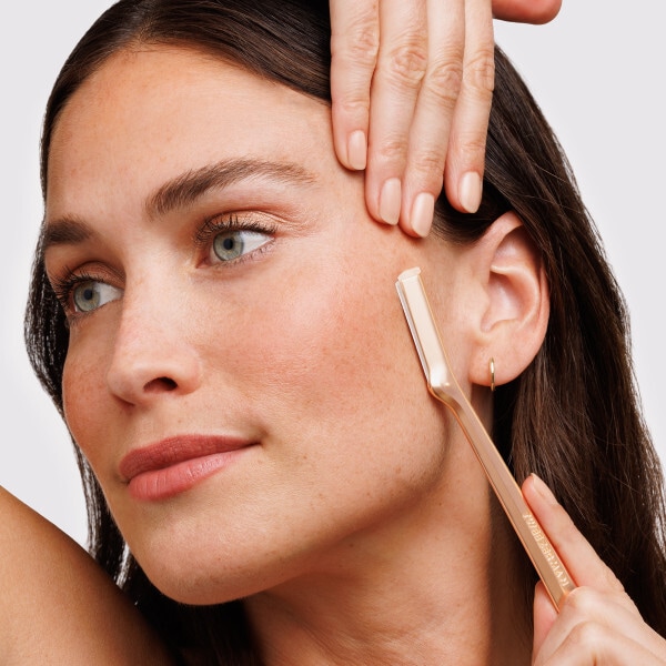 Tweezerman Rose Gold Facial Razor