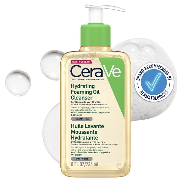 CeraVe Hydrating Foaming Oil Cleanser - Very Dry Skin 236ml
