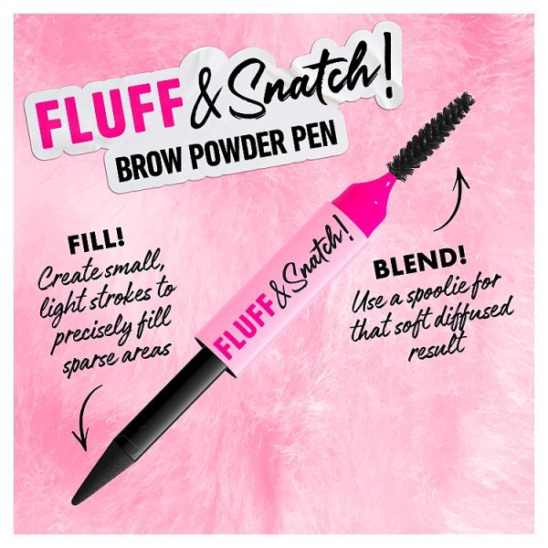 NYX Professional Makeup Fluff & Snatch Brow Powder Pen Black
