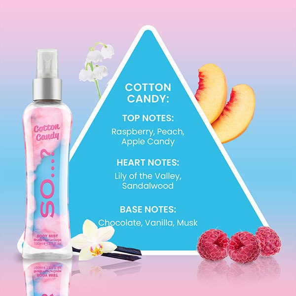 SO? Cotton Candy Body Mist 100ml