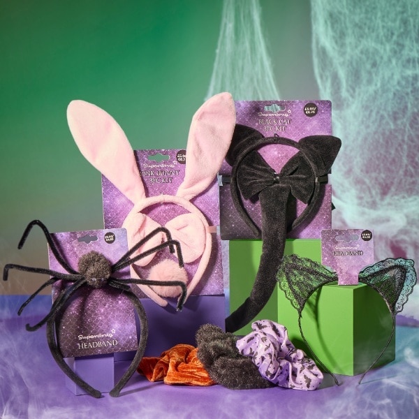 Superdrug Halloween Lace Cat Headband