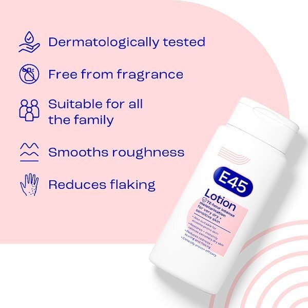 E45 Dermatological Moisturising Body Lotion 200ml