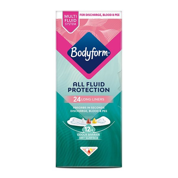 Bodyform Dailies All Fluid Long Panty Liners 24 pack