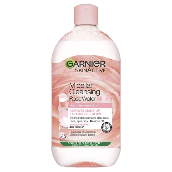 Garnier Micellar Rose Cleansing Water Makeup Remover Sens. Skin 700ml