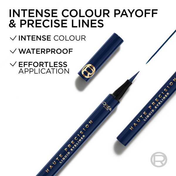 L'Oréal Paris Haute Precision Felt-Tip Eyeliner Bleu Suede