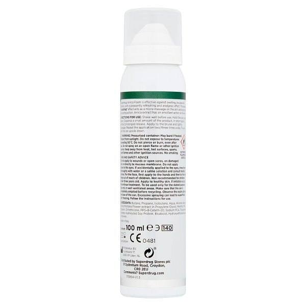 Superdrug Cooling Arnica Foam Spray