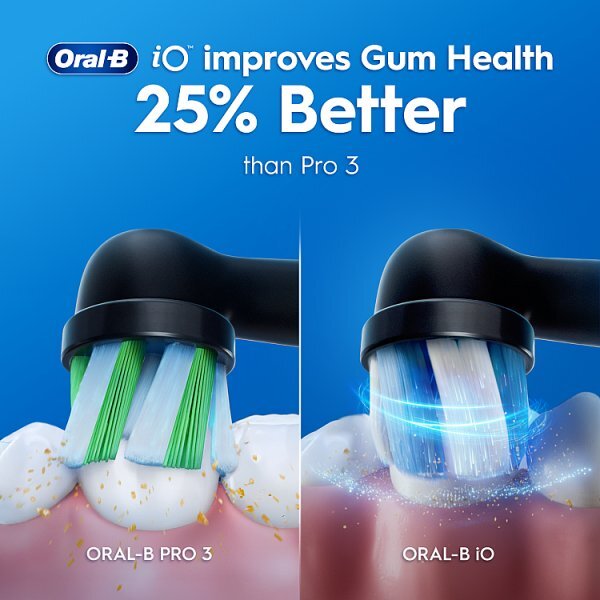 Oral-B Io2 Night Black & Calm Pink Electric Toothbrush Duo
