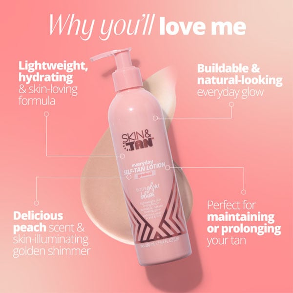 SKIN TAN GLOW GRADUAL BLUSH 280ML