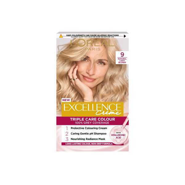 Excellence Creme 9 Natural Light Blonde Hair Dye