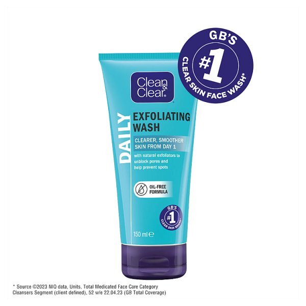 Clean & Clear Exfoliating Daily Wash 150ml