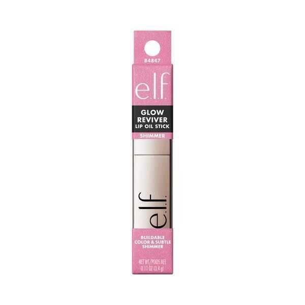 e.l.f. Glow Reviver Lip Oil Stick Shimmer Disco Flamingo