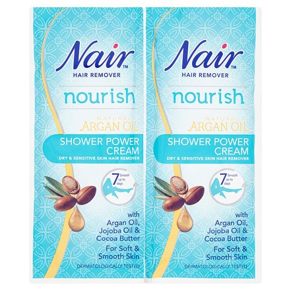 Nair Hair Remover Argan Oil Shower Power Sachet 30mlx2