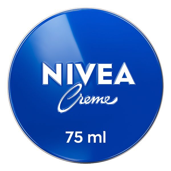 NIVEA Crème Moisturiser for Face Hands and Body 75ml Tin