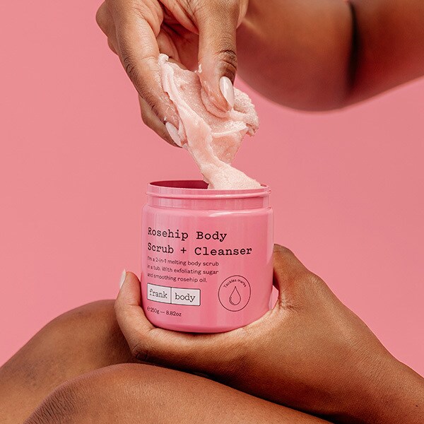 Frank Body Rosehip Scrub + Cleanser 250g