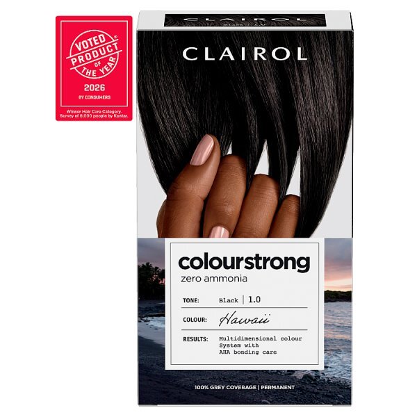 DNR Clairol Colour Strong Permanent Zero Ammonia Hair Dye Black